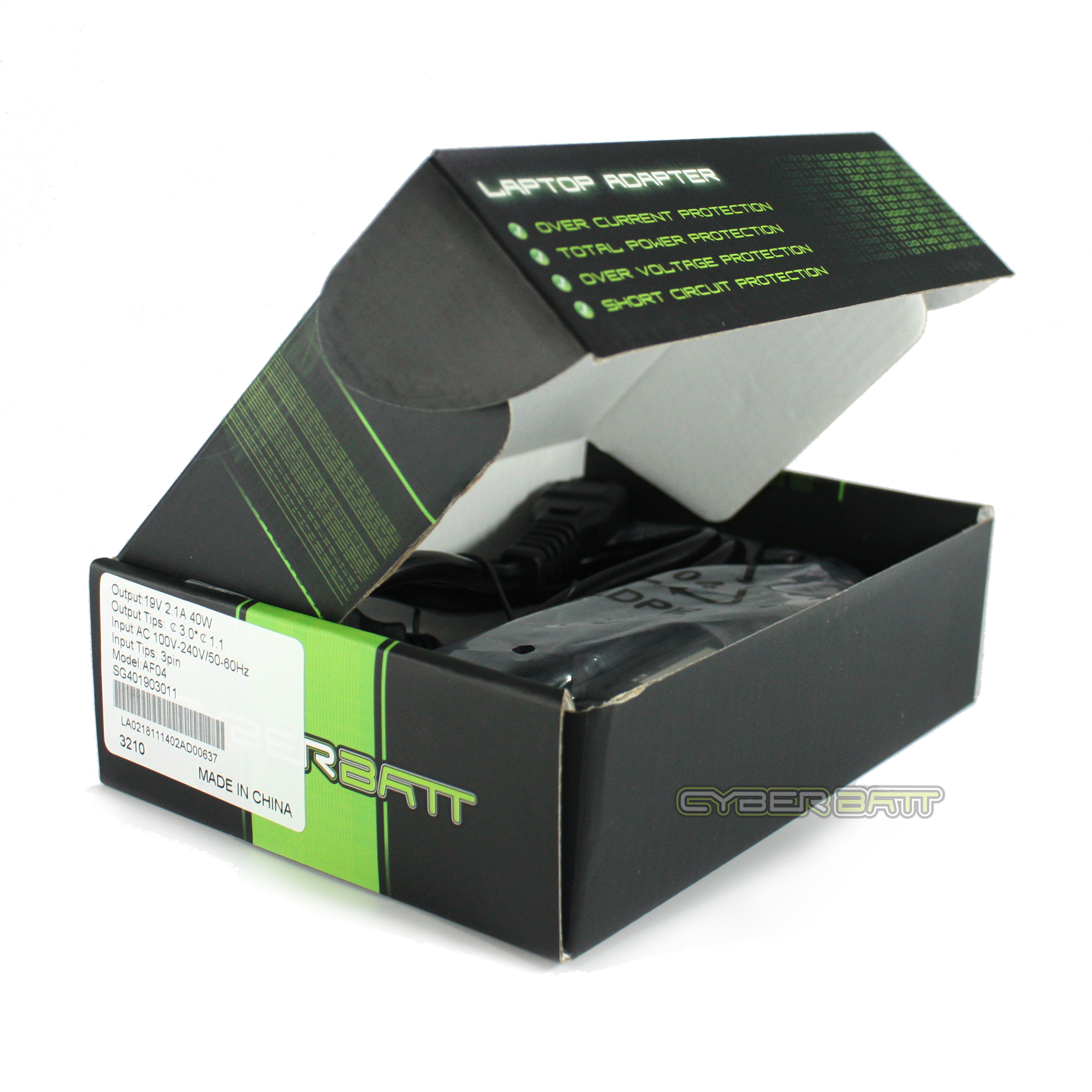 Adapter Samsung 19.0V-2.1A : 40W (3.0*1.1 mm ) Cyberbatt