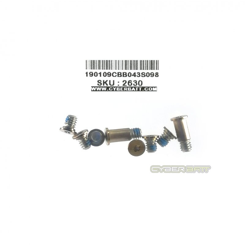 น๊อตเคสล่าง Bottom Case Screw Set For Macbook 12 inch Model A1534 Gold 