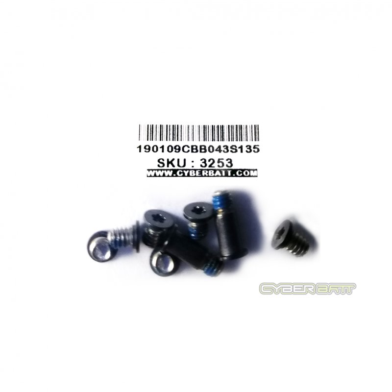 น๊อตเคสล่าง Bottom Case Screw Set For Macbook 12 inch Model A1534 Grey