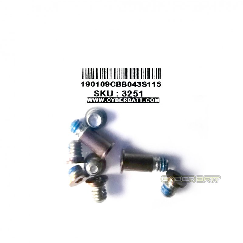 น๊อตเคสล่าง Bottom Case Screw Set For Macbook 12 inch Model A1534 Rose Gold 