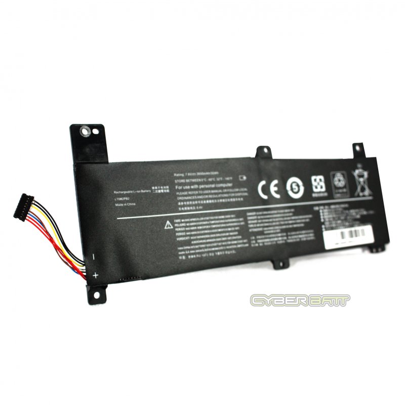 Battery Lenovo L15M2PB4, L15M2PB2 : 7.6V-3950mAh Black (CBB)