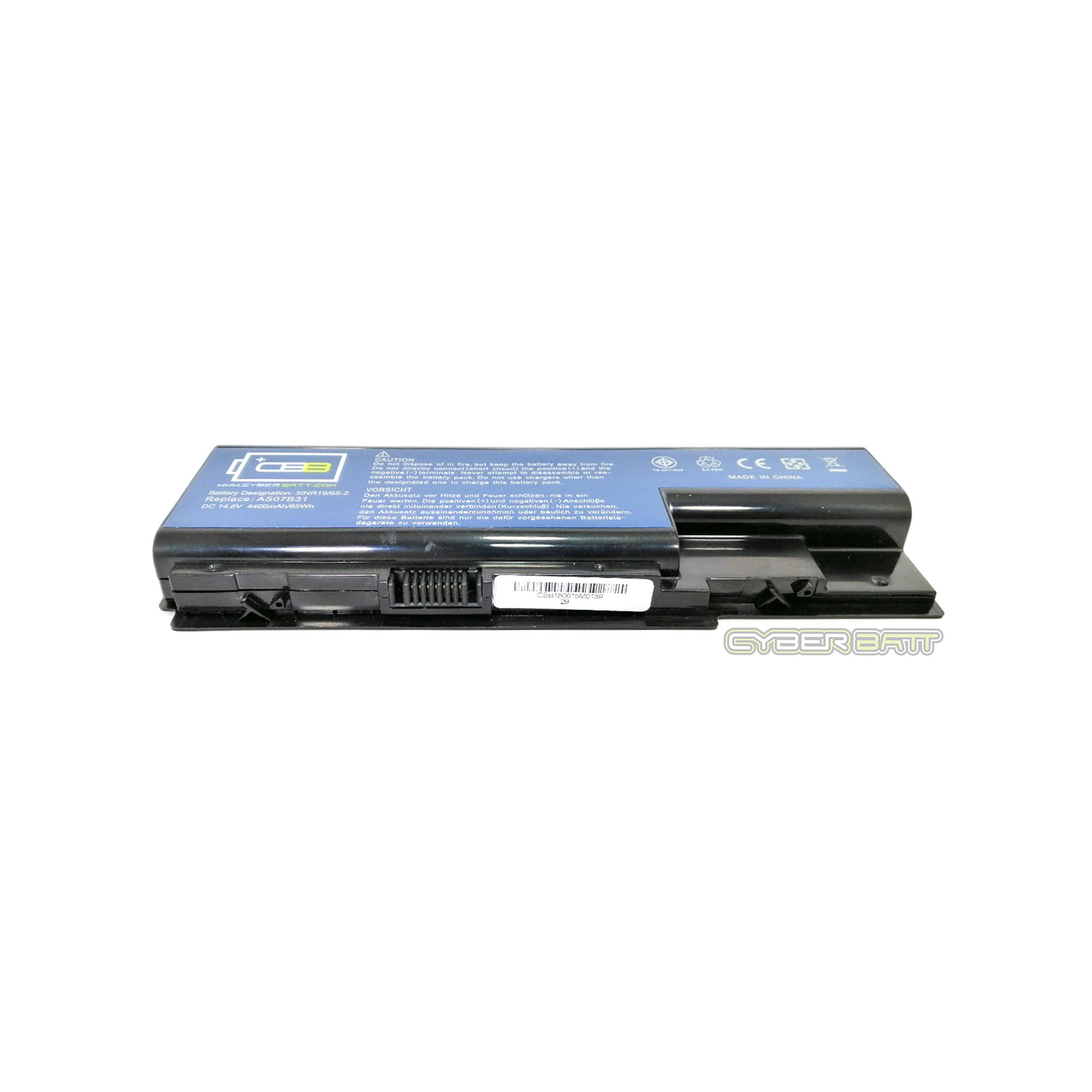 Battery Acer Aspire 5520 : 14.8V-4400mAh Black (CYBERBATT) 