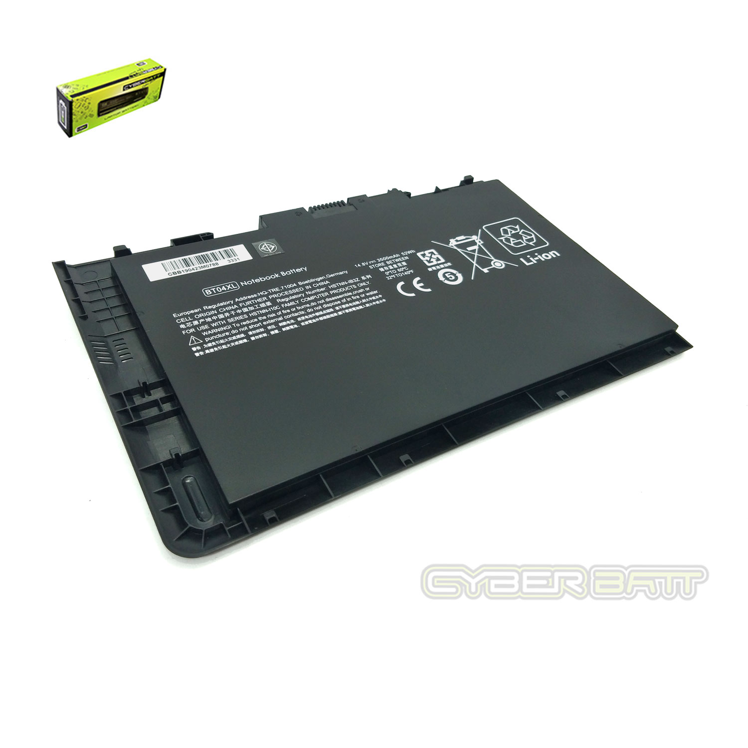 Battery HP EliteBook Folio 9470m  9470M-4S1P : 14.6 V-2200mAh Black (CBB)