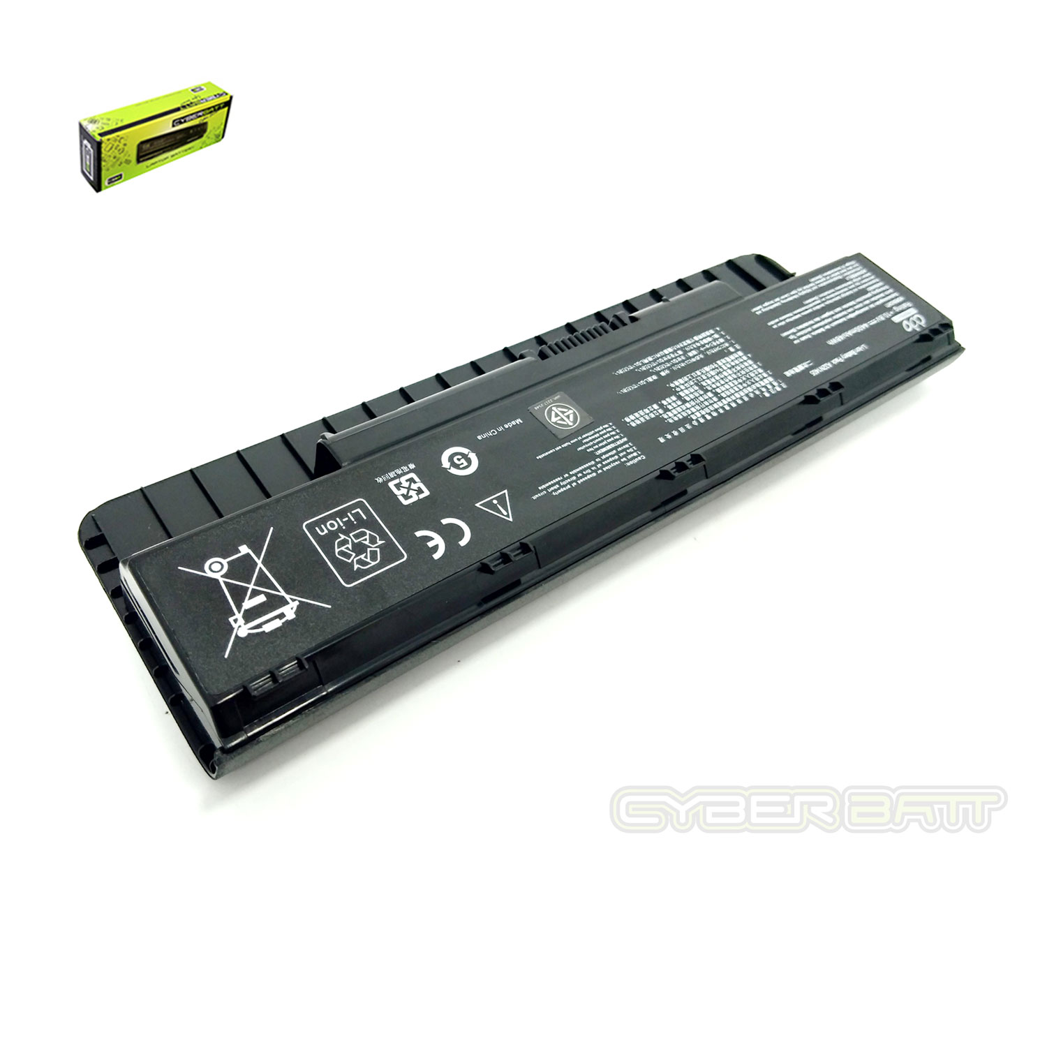 Battery Asus N551J A32N1405-3S2P : 10.8V-4400mAh Black (CBB)