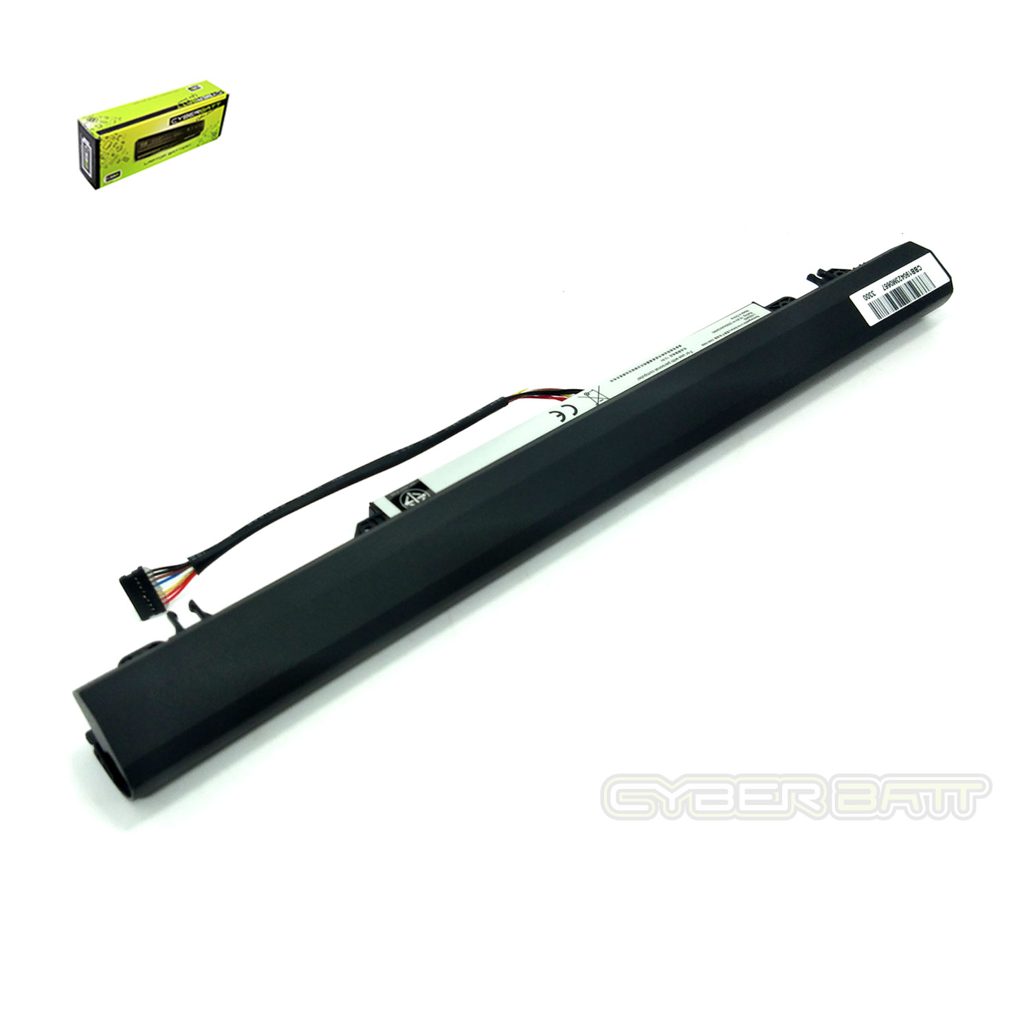 Battery Lenovo IdeaPad 110-14IBR L15S3A02 : 10.8 V-2200mAh Black (CBB)
