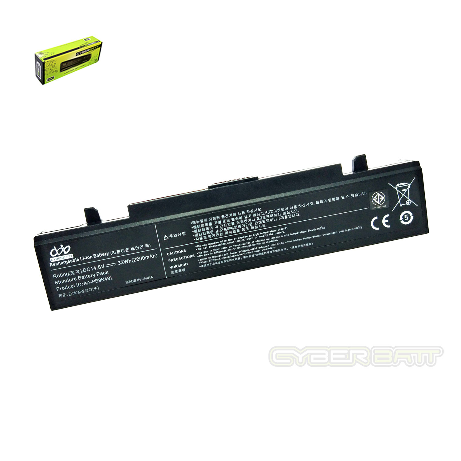 Battery Samsung RV411 4S1P : 14.8 V - 2200mAh Black (CBB)