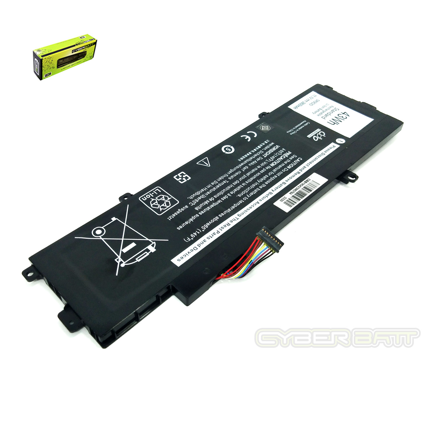Battery Dell Chromebook 11 3120 5R9DD-3S1P: 11.1V- 43Wh Black (CBB)