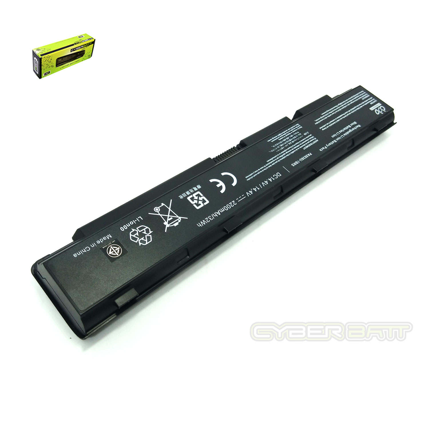 Battery Toshiba Qosmio X70 5036-4S1P : 14.4V-2200mAh Black  (CBB)