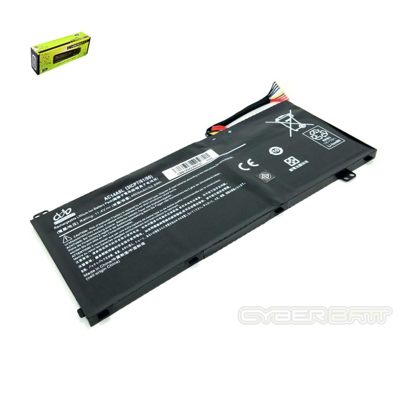 Battery Acer Aspire V15 Nitro AC14A8L : 11.4 V-4605mAh Black (CBB)