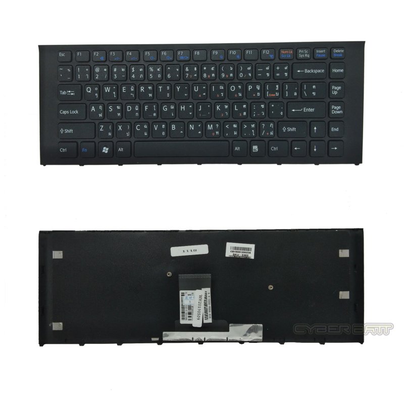 Keyboard Sony Vaio VPC-EA Series Black TH (With Frame)