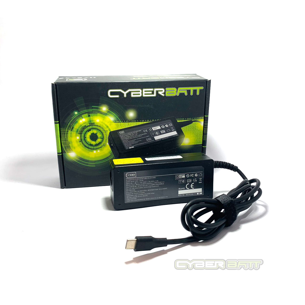  Adapter Lenovo 20.0V-2.25A : 45W (USB type C) Cyberbatt