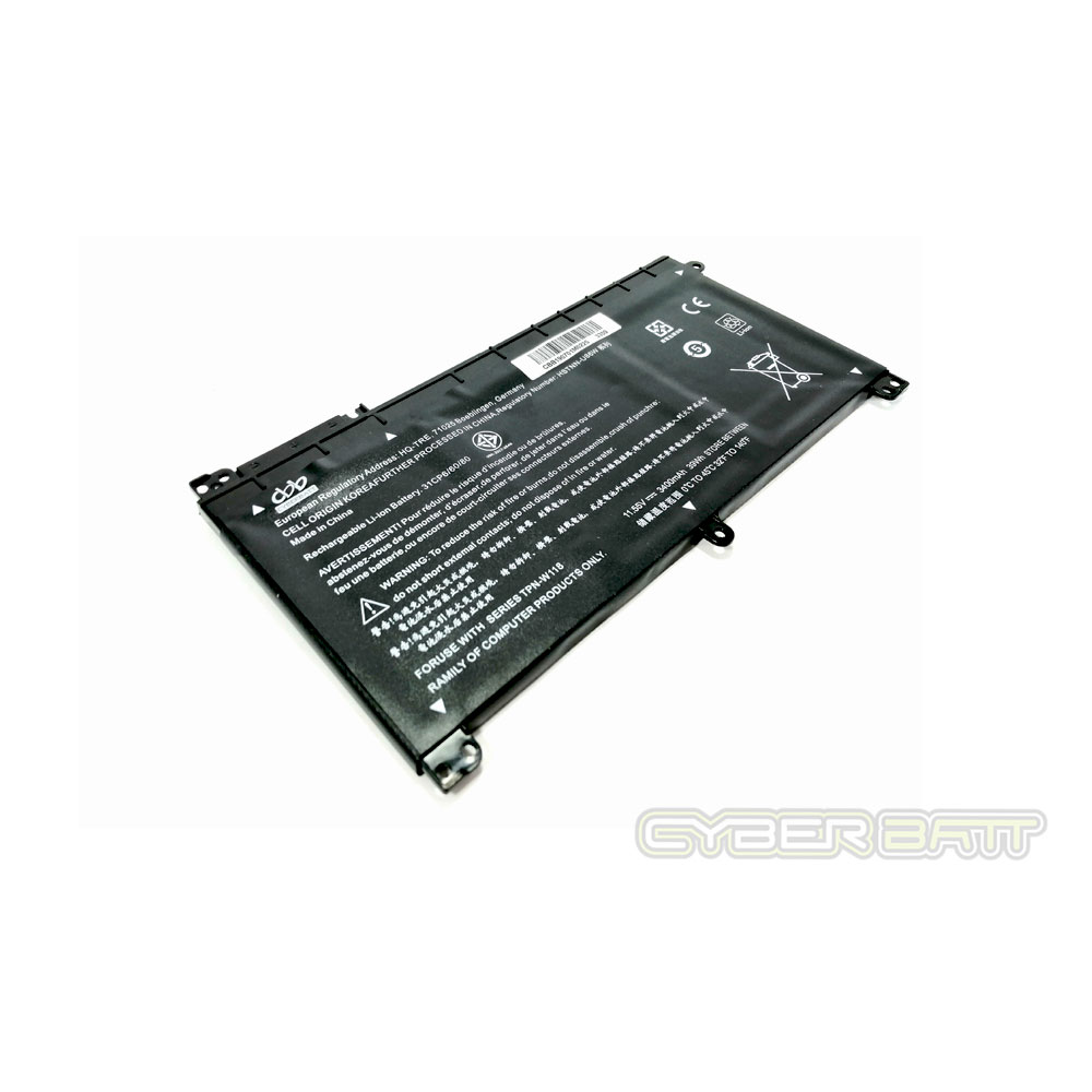 Battery Pavilion X360 : 11.55V-3470mAh/41.7Wh Black (CYBERBATT)