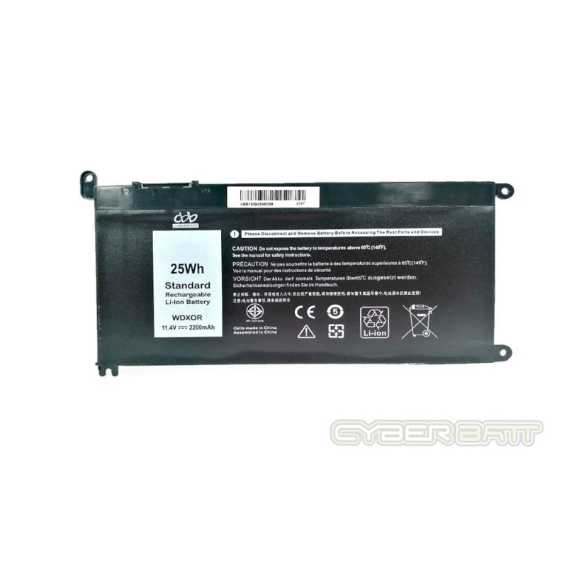 Battery Dell Inspiron 15 7368 Series : 11.4V-2200mAh  25Wh Black (OEM)