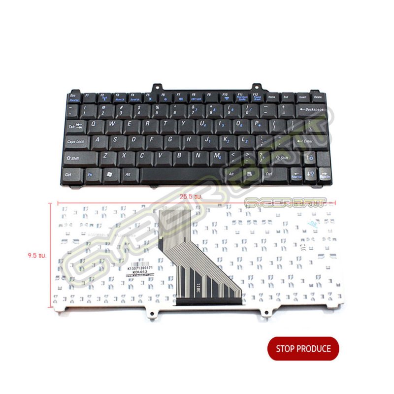 Keyboard Dell Inspiron 700M Black US 