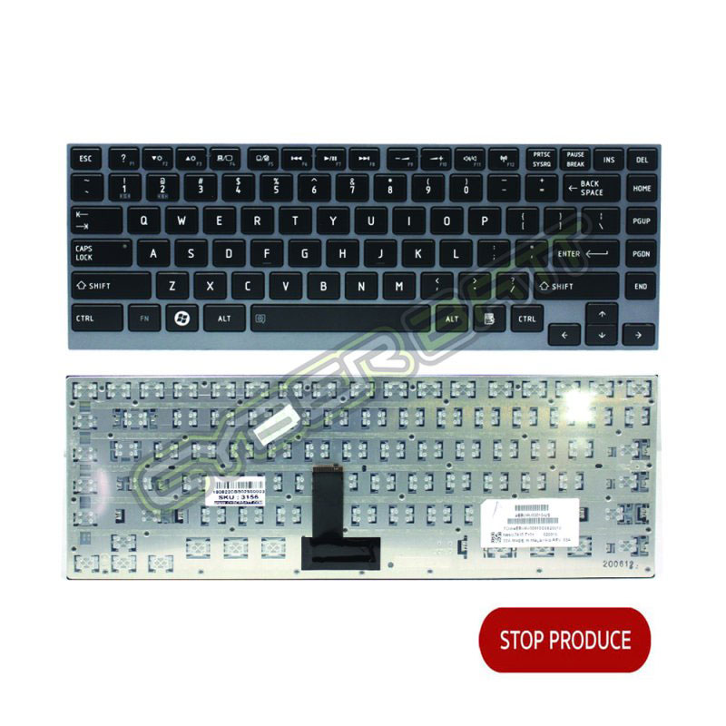 Keyboard Toshiba Satellite U840  Black US