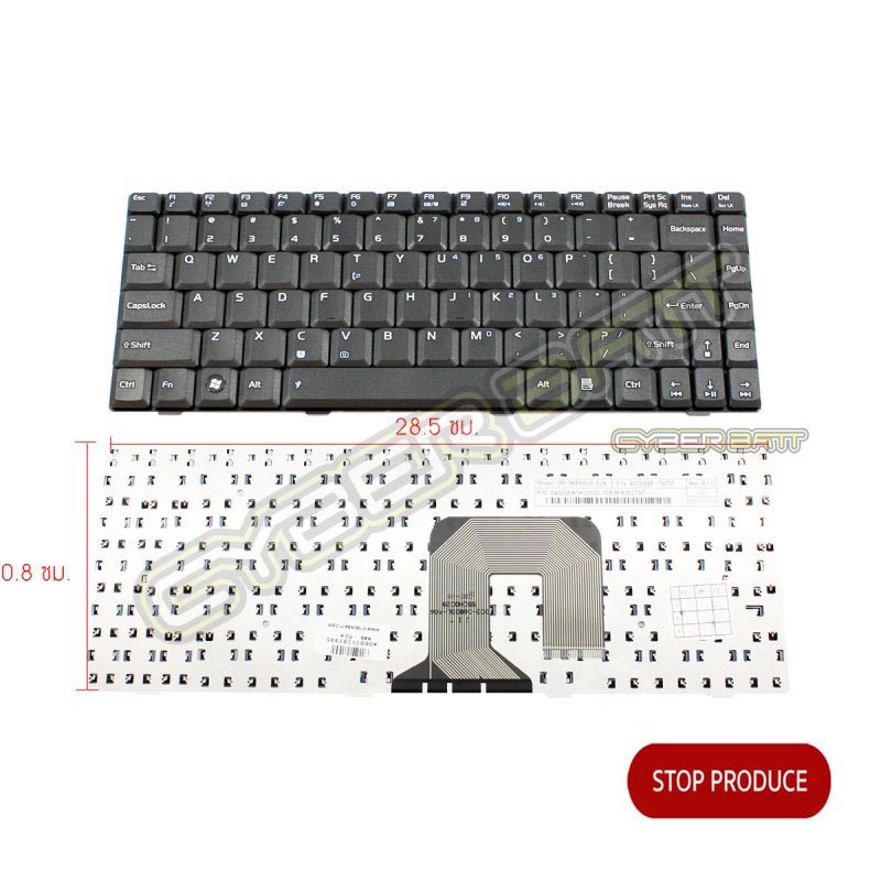 Keyboard Asus F6 F9 Series Black US 
