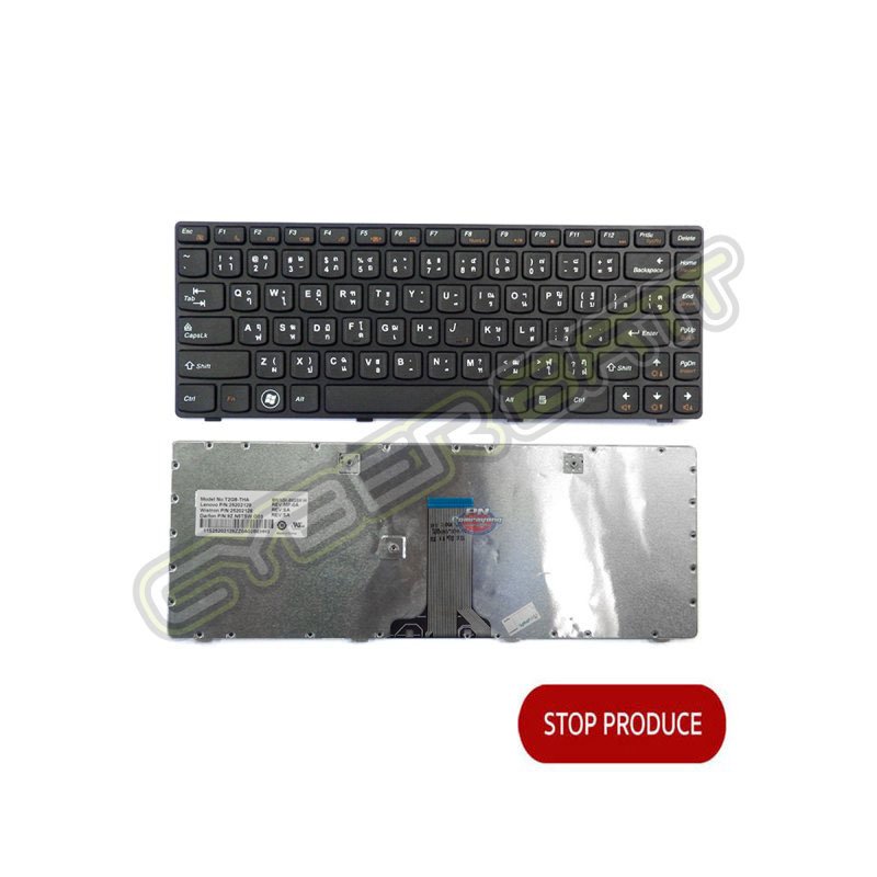 Keyboard Lenovo Ideapad V370 Black US 