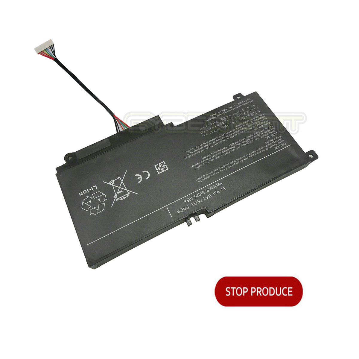 Battery Toshiba Satellite L55 Series PA5107U-1BRS : 14.8V-2500mAh Black (CYBERBATT)