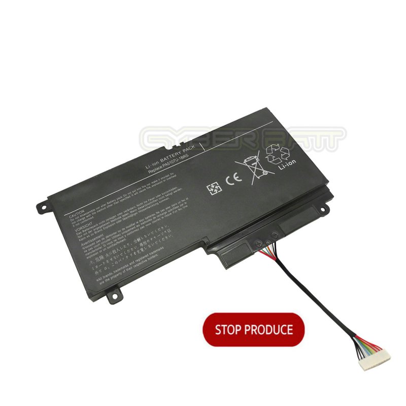 Battery Toshiba Satellite L55 Series PA5107U-1BRS : 14.8V-2500mAh Black (CYBERBATT)