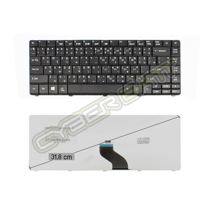 Keyboard Acer Aspire E1-421G Black TH คีบอร์ดโน๊ตบุ๊ค