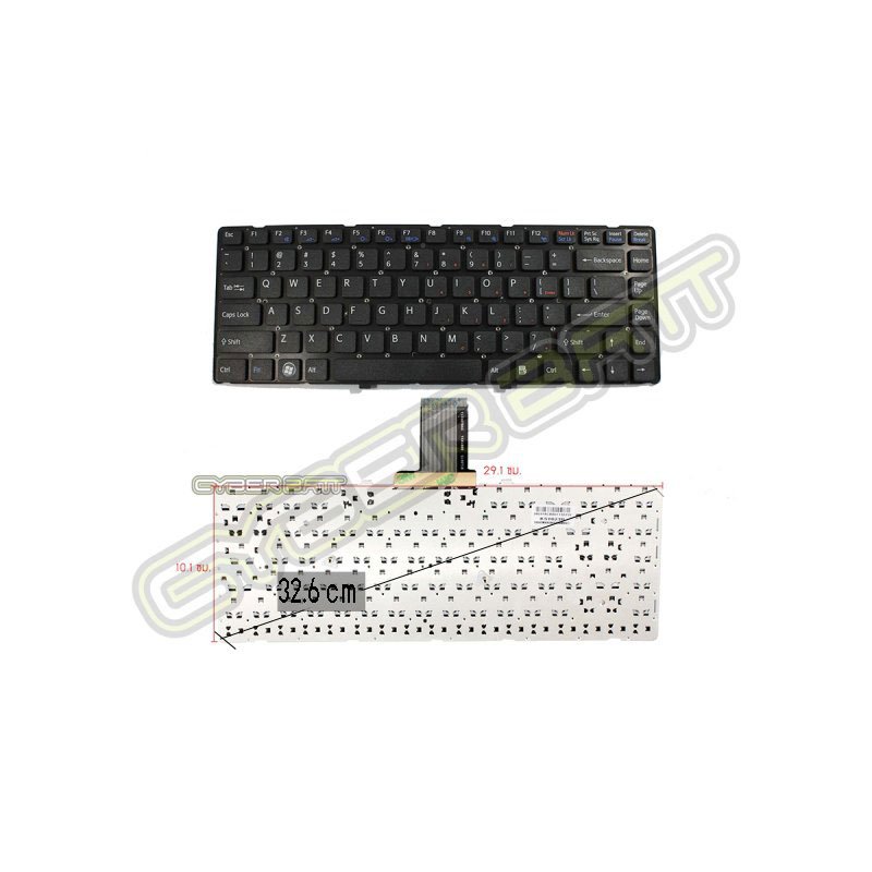 Keyboard Sony Vaio VPC-EA Series Black TH