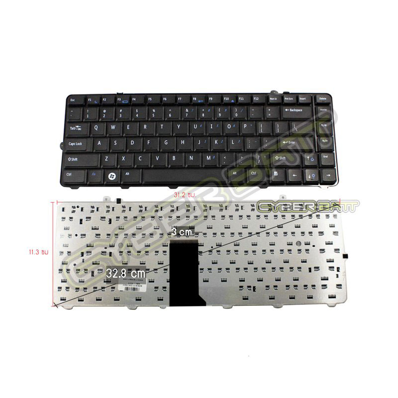 Keyboard Dell Studio 1535 1536 Series Black US 