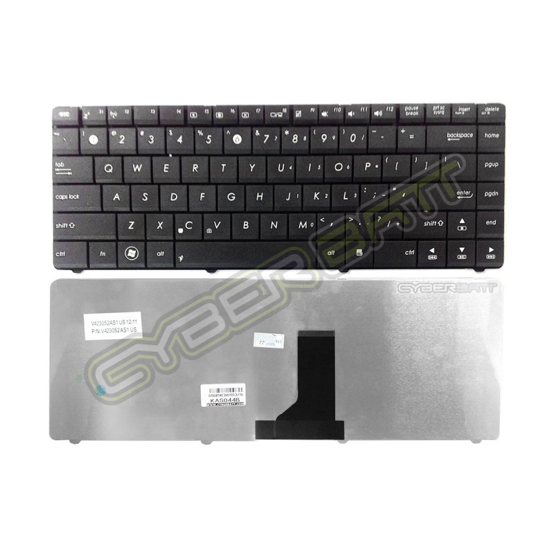 Keyboard Asus X44 Black US (Without Screw on the back) 