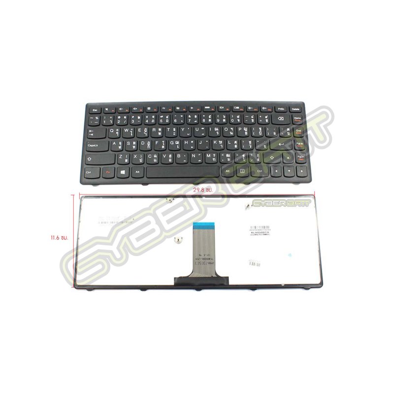 Keyboard Lenovo IdeaPad G400s Black TH (With Frame) 
