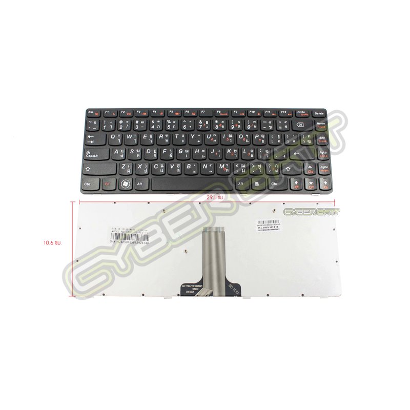 Keyboard Lenovo IdeaPad G480 Black TH 