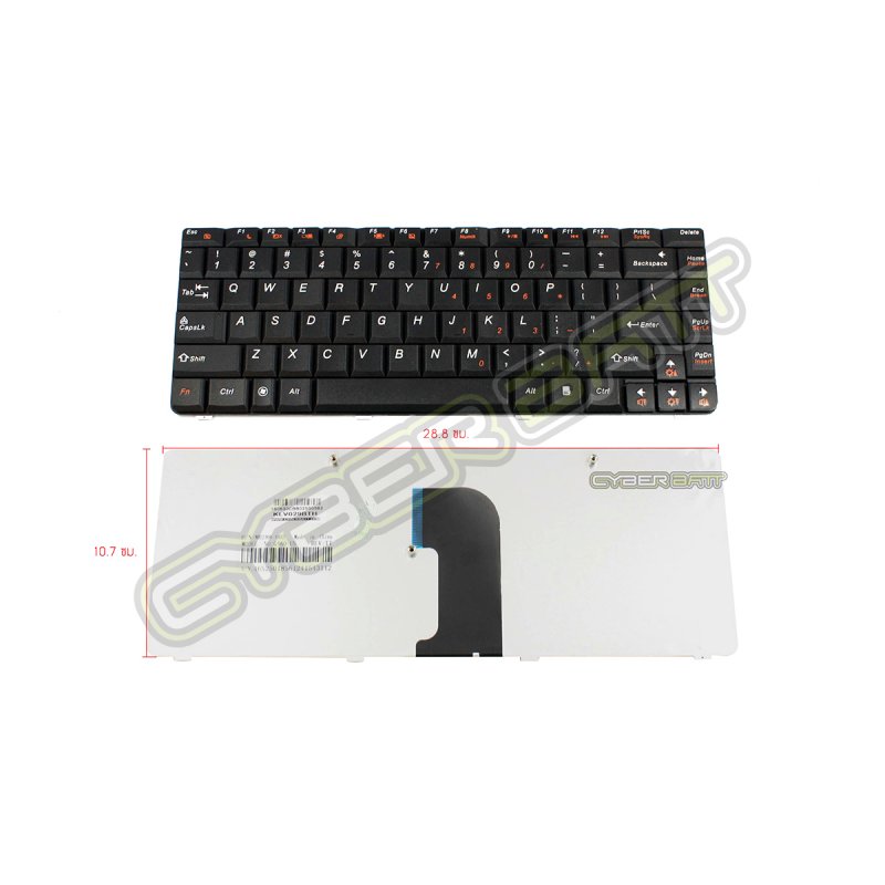 Keyboard Lenovo Ideapad G460 Black US 