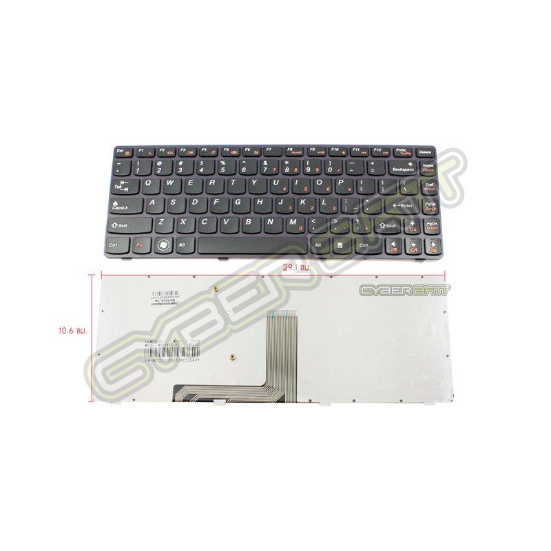 Keyboard Lenovo Y480 Black US 