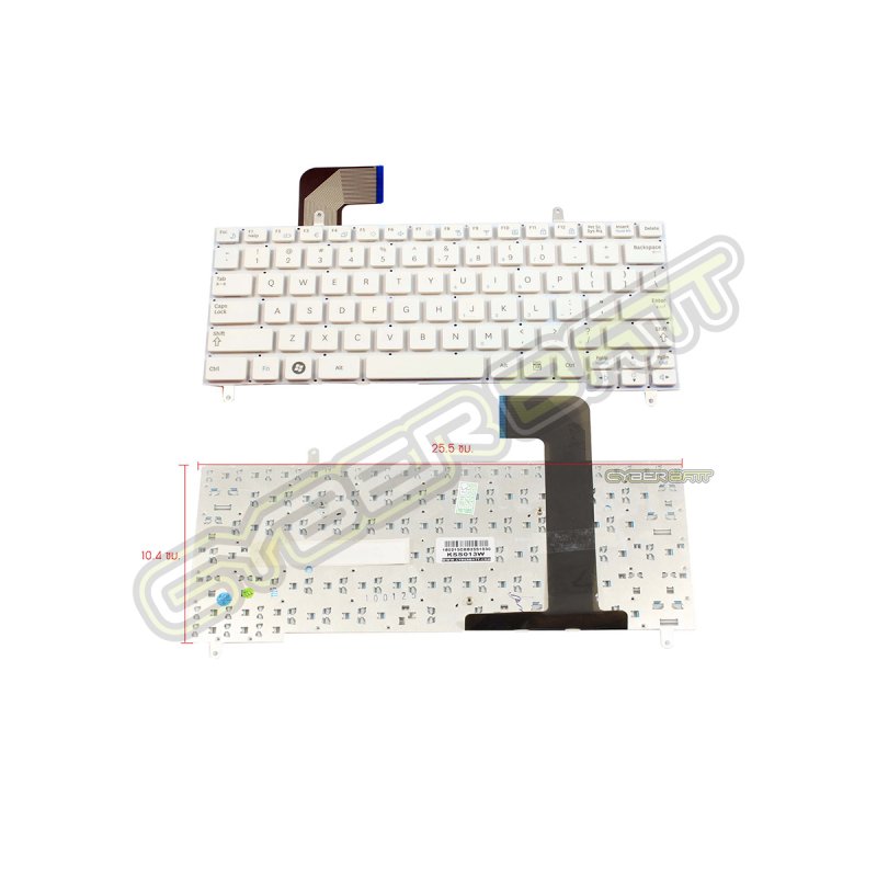 Keyboard Samsung N210 White US 