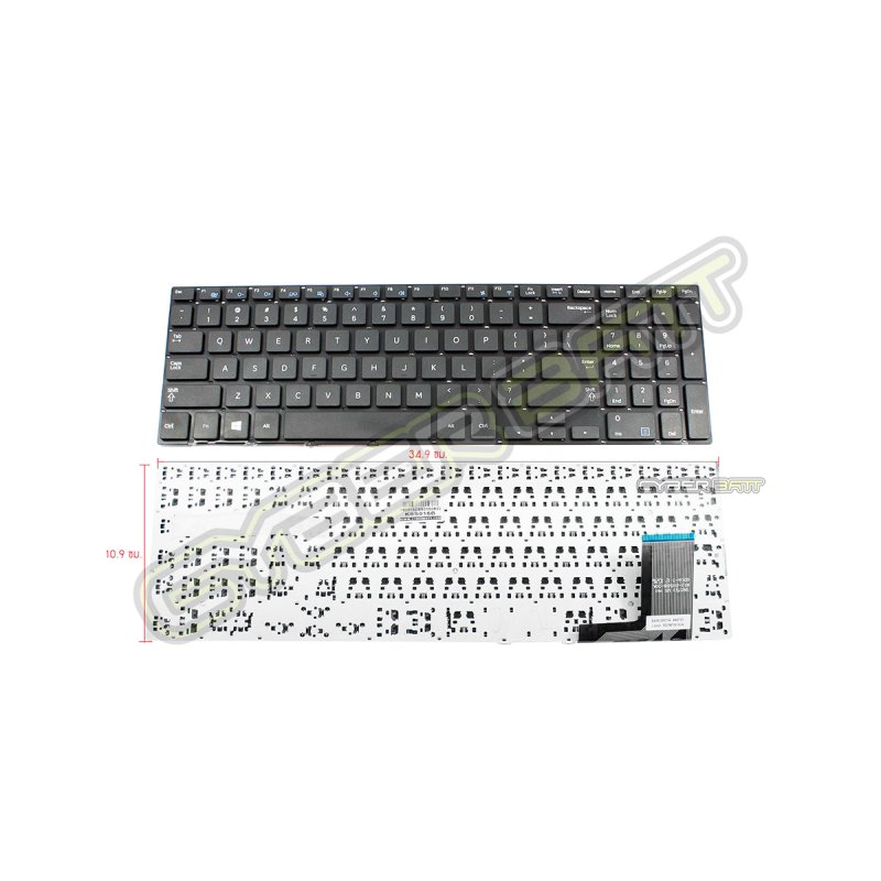 Keyboard Samsung NP370 Black US 