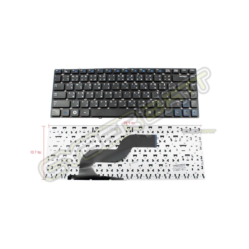 Keyboard Samsung RV411 Black US 