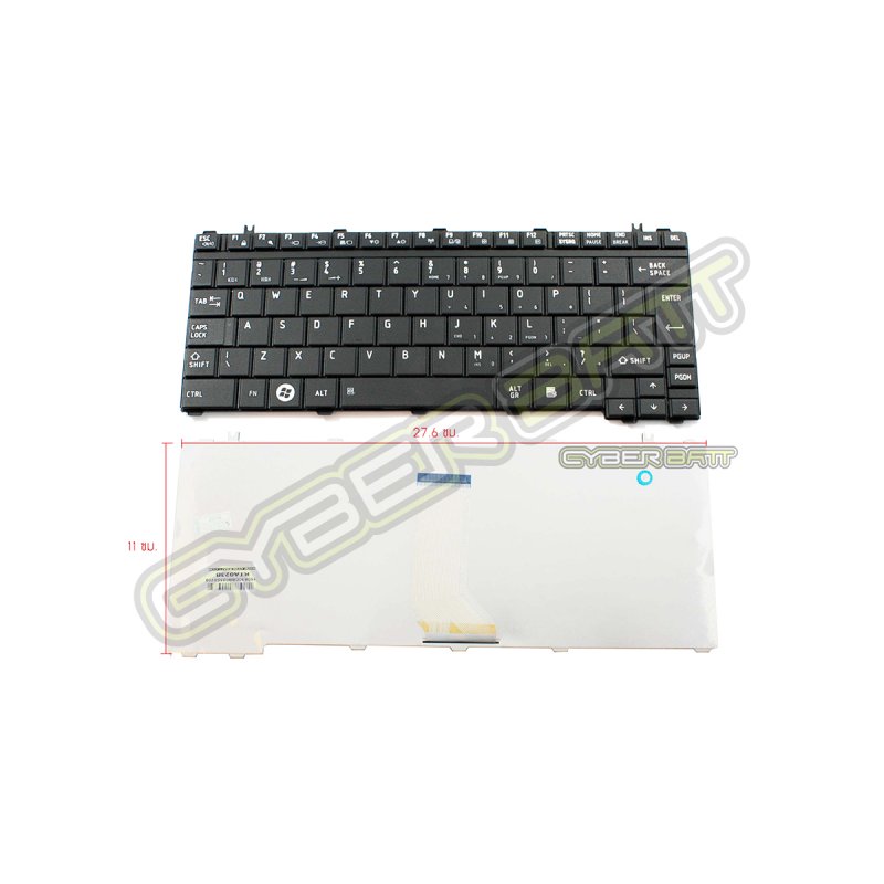 Keyboard Toshiba Portege M800 Black UK (Big Enter)  