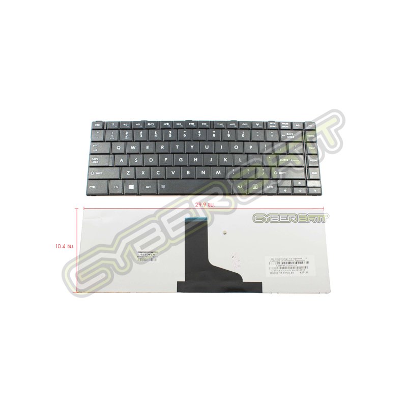 Keyboard Toshiba Satellite L840 Black US 