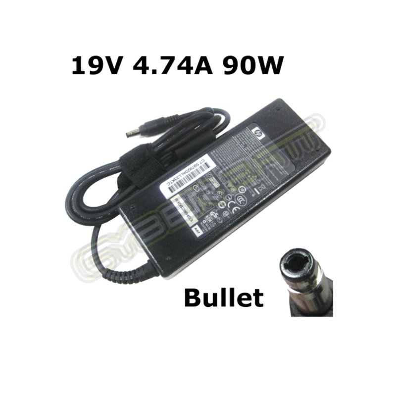 Original Adapter HP 19.0V-4.74A : 90W (4.8*1.7*12 mm Bullet)