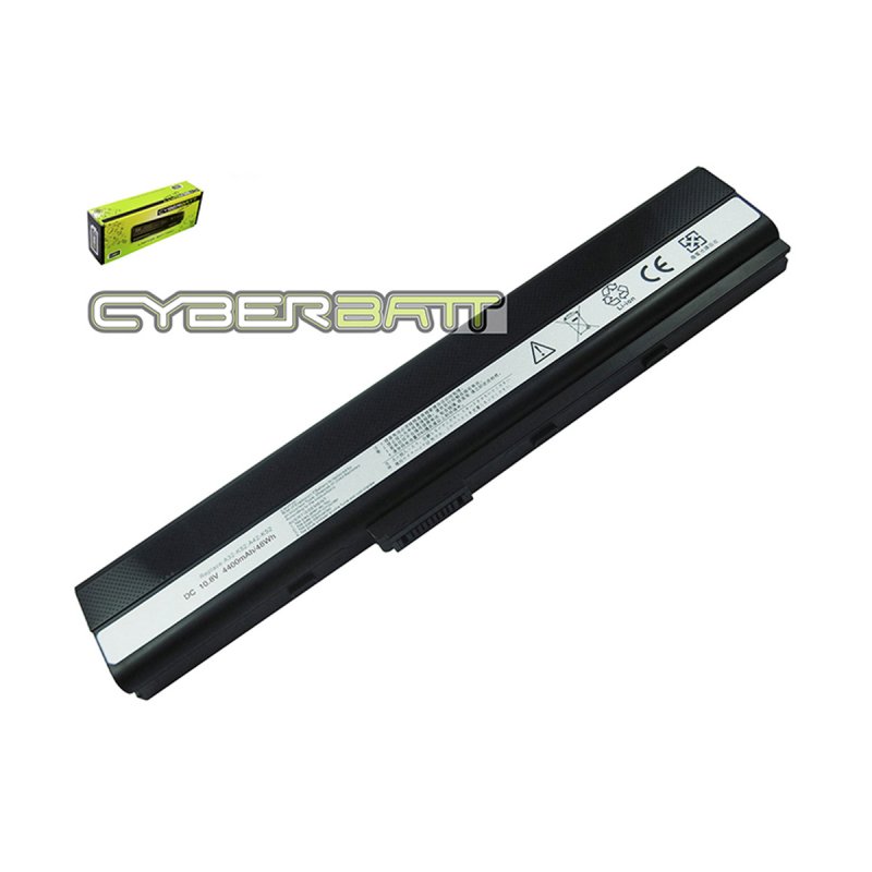 Battery Asus N82 Series A32-K52 : 14.4V-4400mAh Black (CYBERBATT) 
