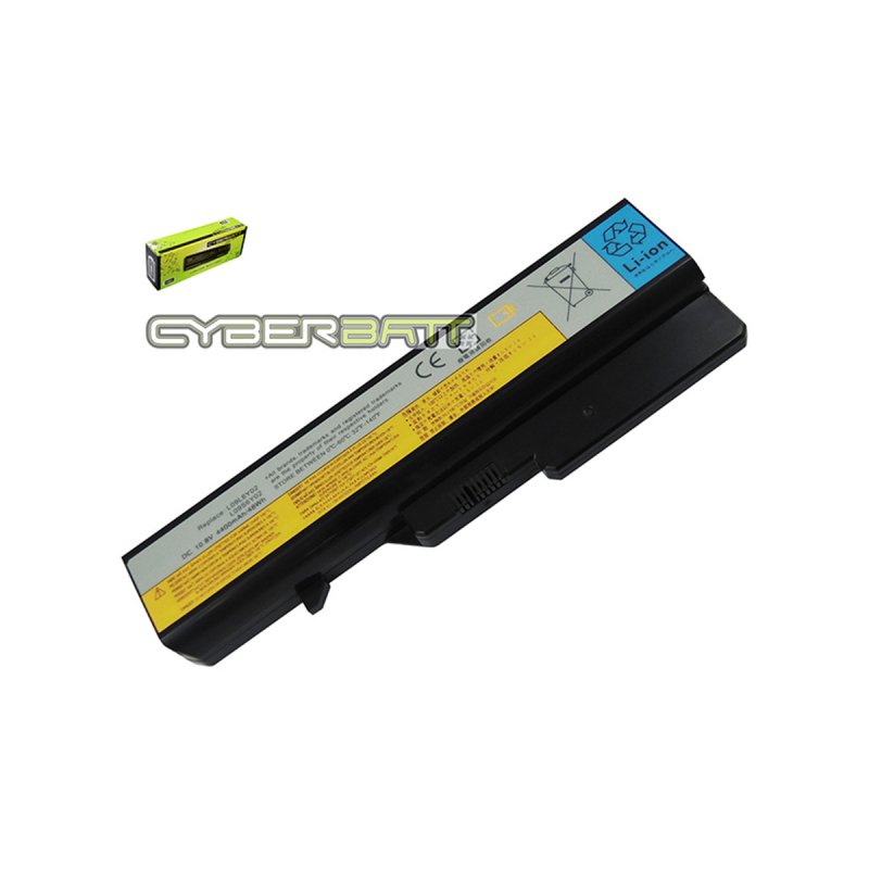 Battery Lenovo Ideapad G460 LO9L6Y02 : 10.8V-4400mAh Black (CYBERBATT)