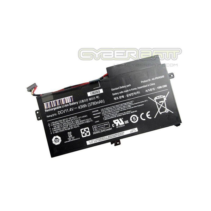Battery Samsung NP370 : 10.8V-3992mAh : 43Wh Black (CBB)