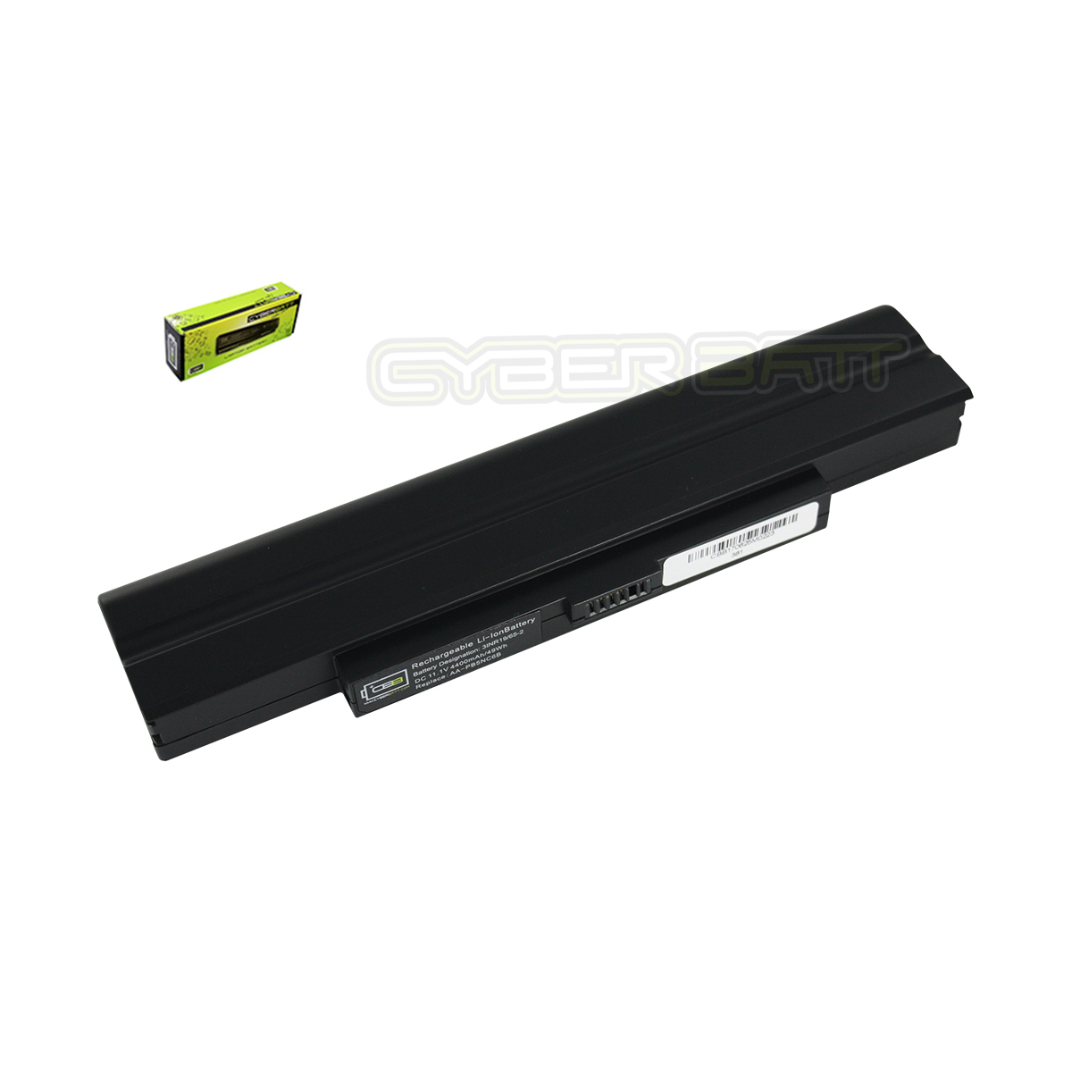 Battery Samsung NP-Q35 : 11.1V-4400mAh Black (CYBERBATT)