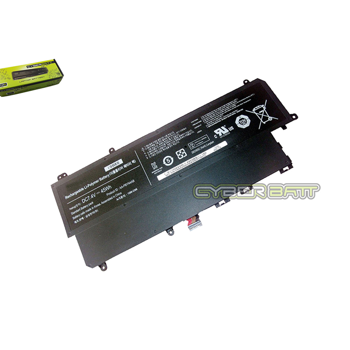 Battery Samsung NP530U3C : 7.4V-6000mAh Black (CBB)