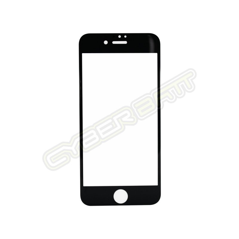 ฟิล์มกระจกกันรอย iPhone 7 Plus ขอบแข็ง สีดำ  (CYBERBATT)