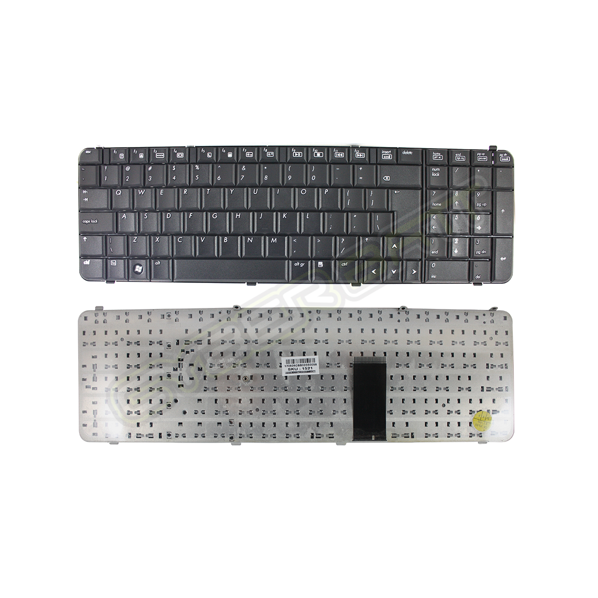 Keyboard HP/COMPAQ DV9000 Black UK (Big Enter) 