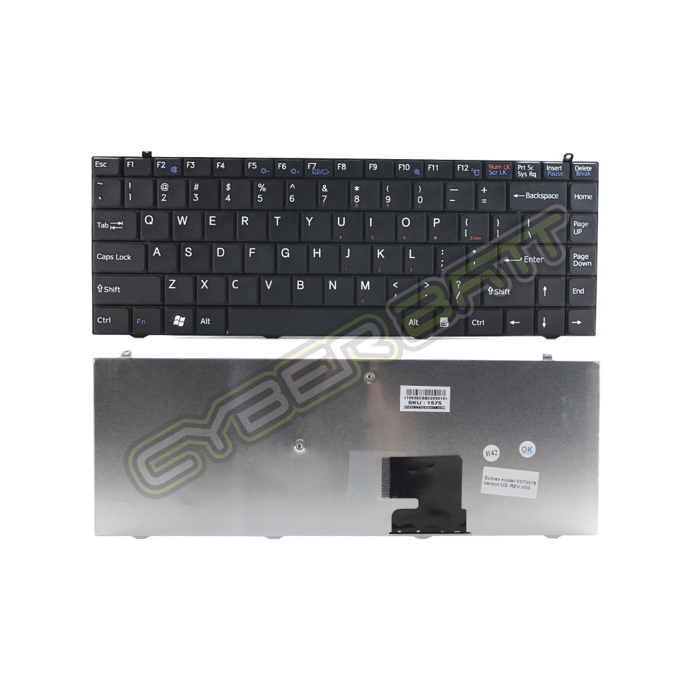 Keyboard Sony Vaio FZ Series Black US