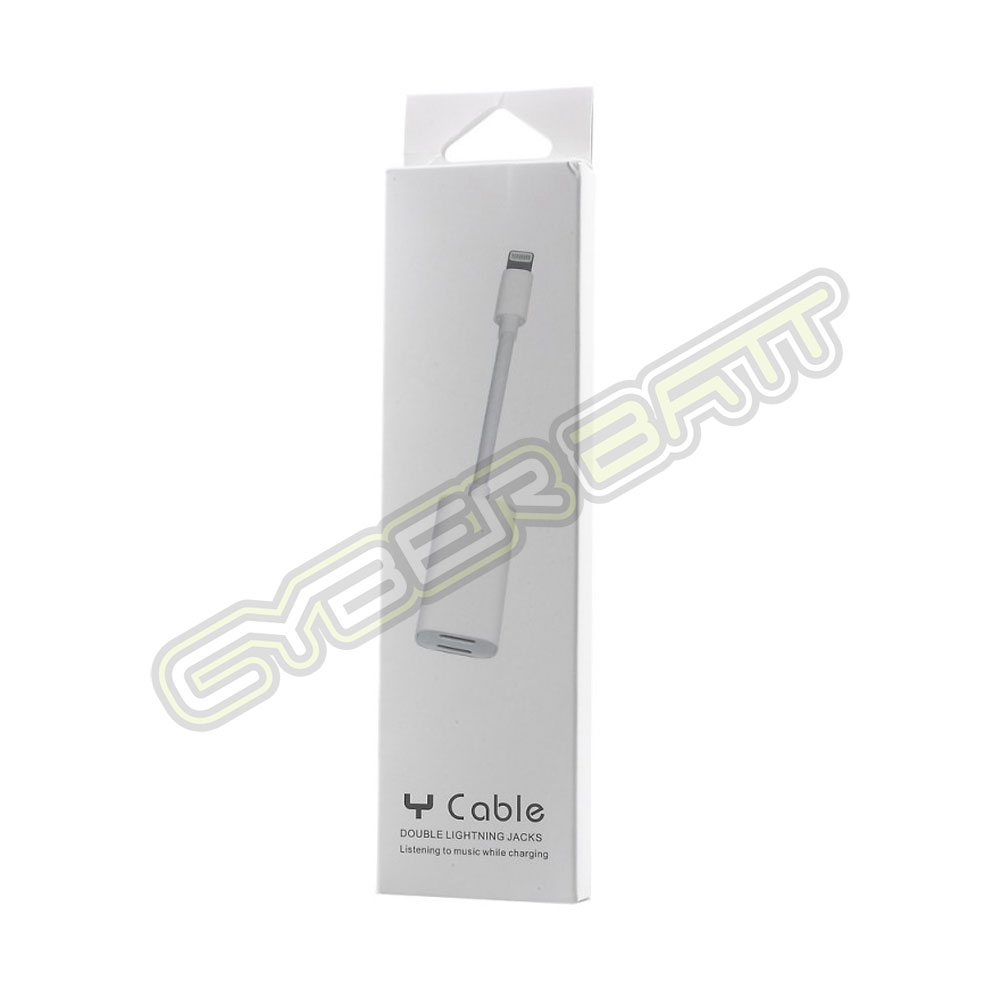 Double Lightning Jacks White Color For iPhone
