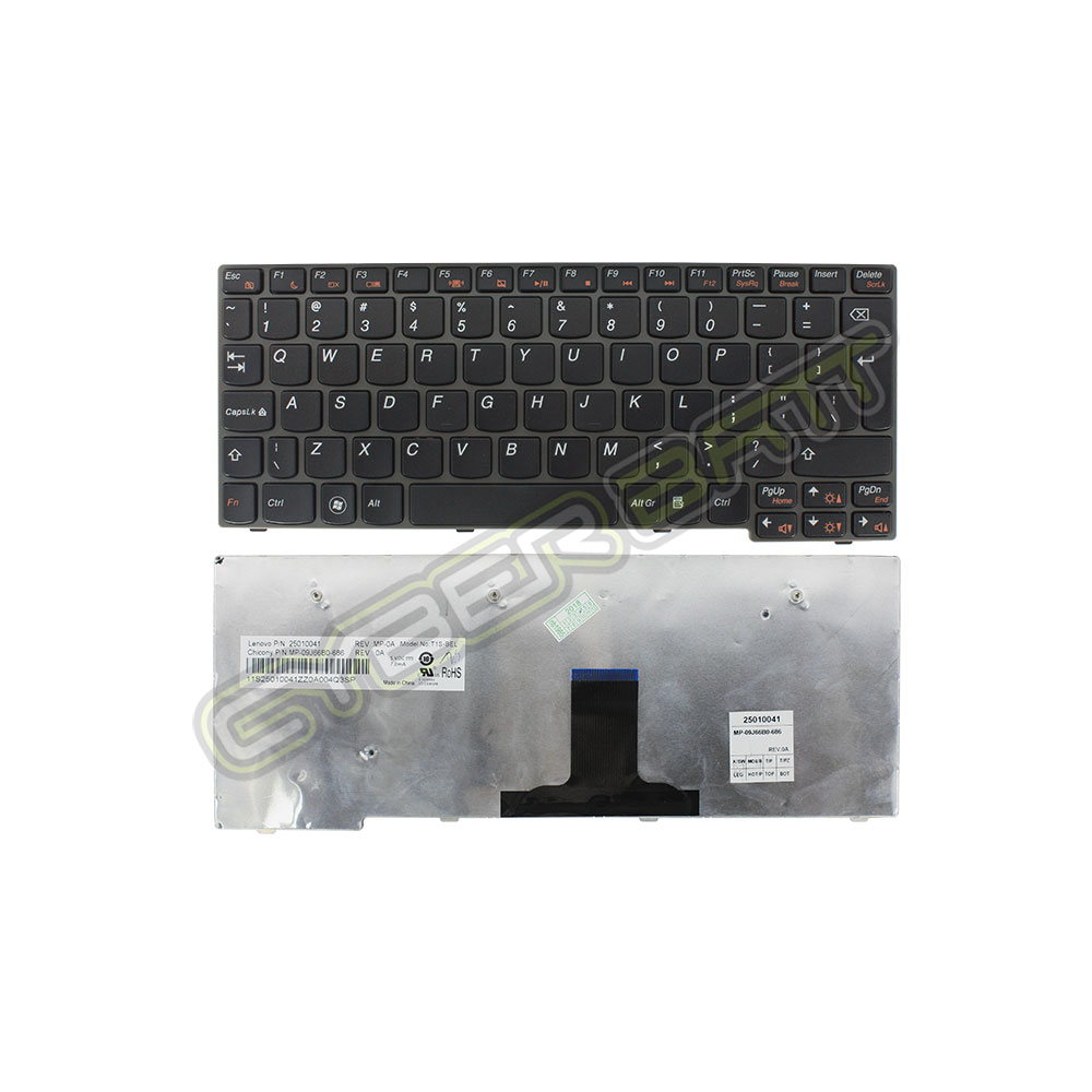 Keyboard Lenovo Ideapad S10-3 Black UK (Big Enter)