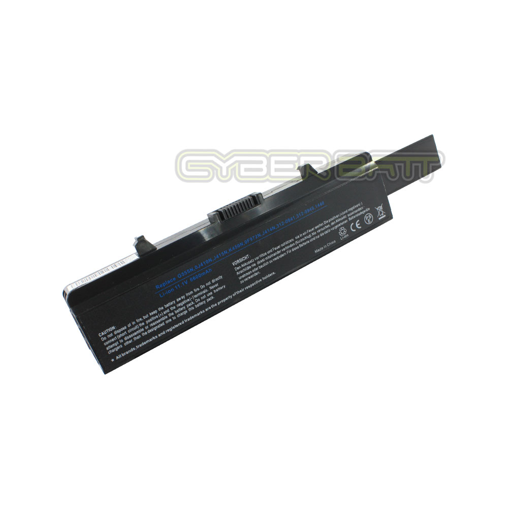 Battery Dell Inspiron 1750 : 11.1V-6600mAh Black (CBB)