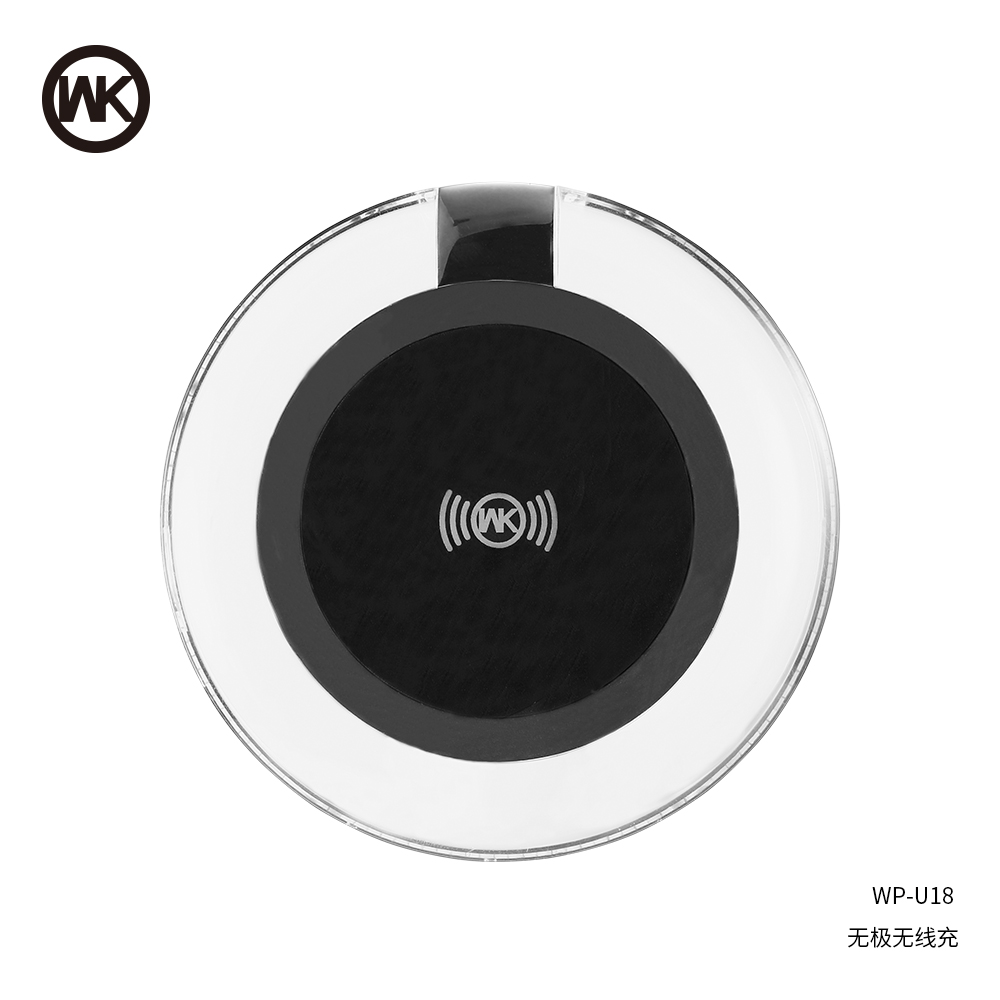 Wireless Charger WP-U18 Apolar Without a Cable  (Black) 