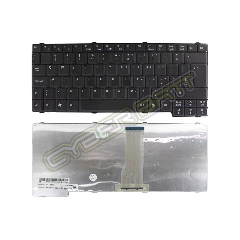 Keyboard Acer Travelmate 200 Black UK (Big Enter)